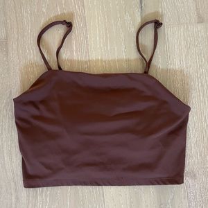 GIRLFRIEND COLLECTIVE Devon Compressive Cami in Earth